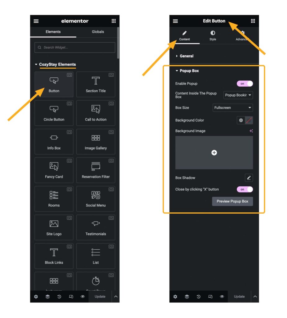 Popup Box – CozyStay Knowledge Base