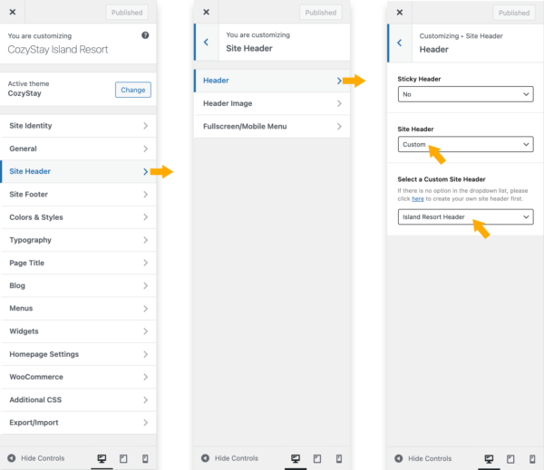 About Header Builder – CozyStay Knowledge Base