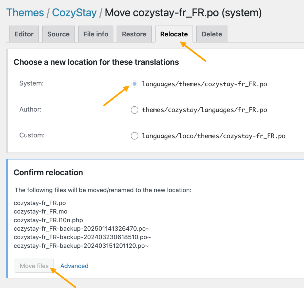 Translating Theme with Loco Translate – CozyStay Knowledge Base