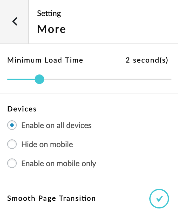 Smooth Page Transition – LoftLoader Pro Documentation