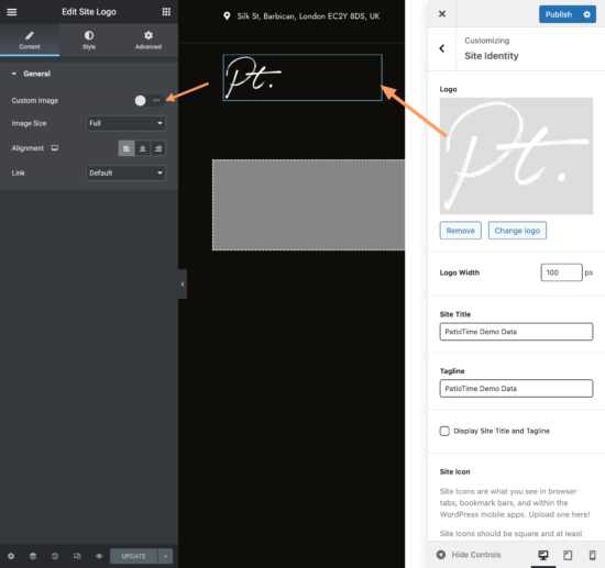 Add and Edit Logo Image – PatioTime Knowledge Base