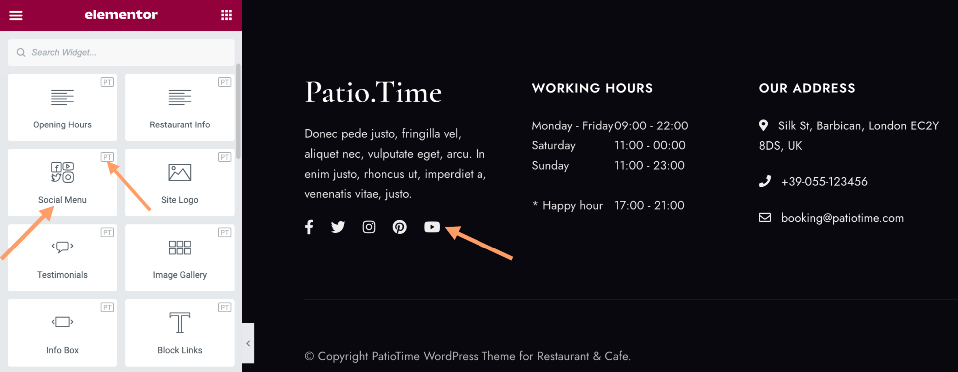 Social Menu – PatioTime Knowledge Base