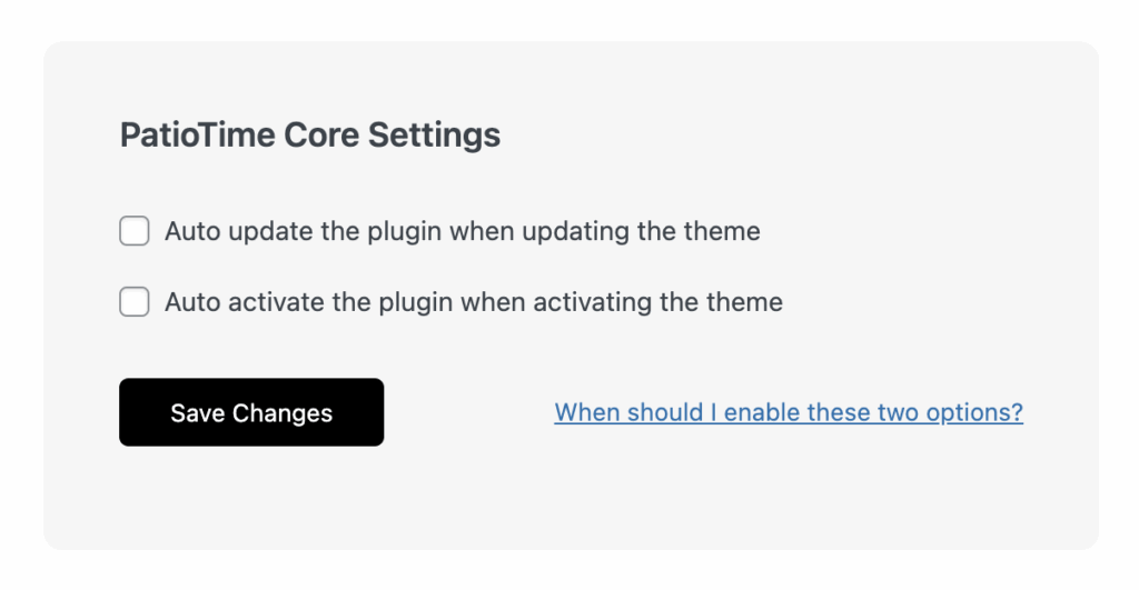 Required & Recommended Plugins – PatioTime Knowledge Base