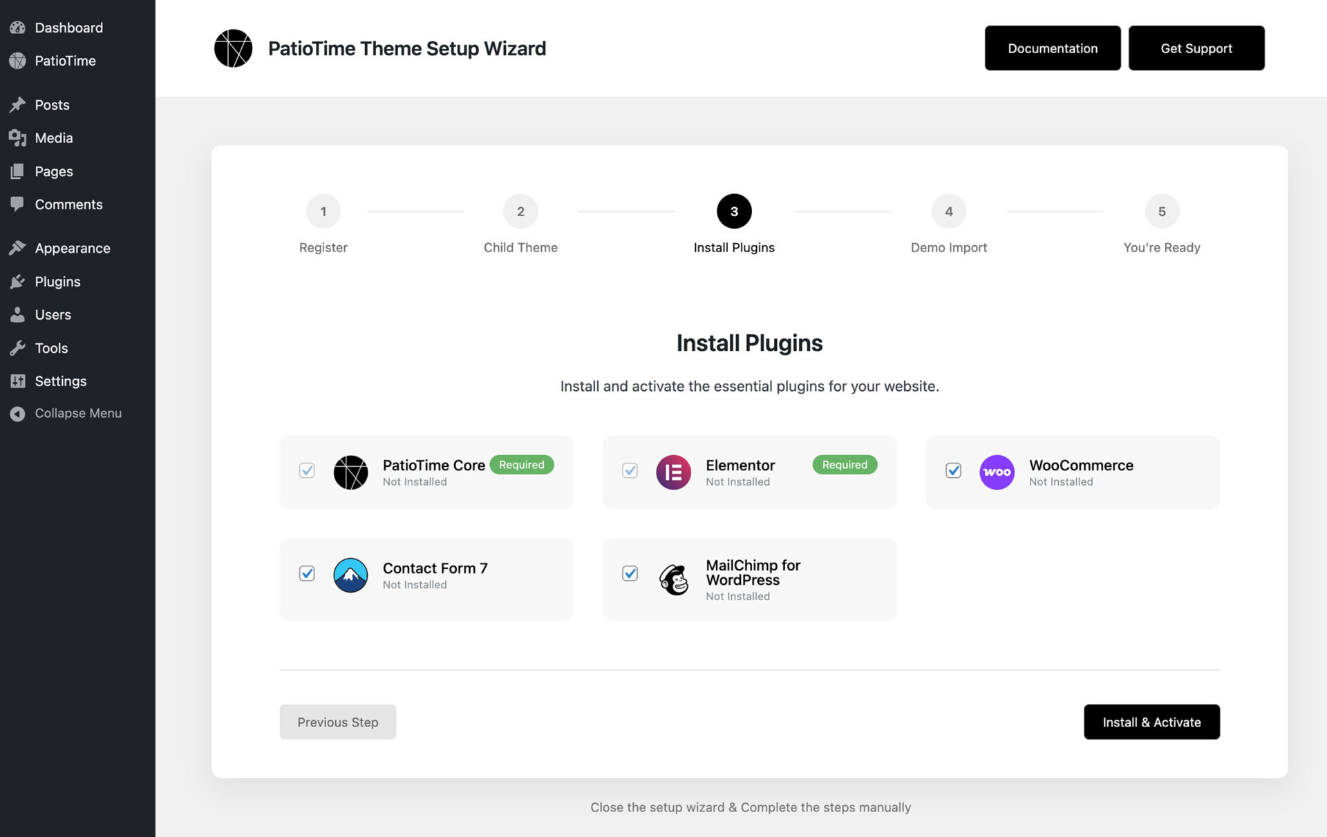 Setup Wizard – PatioTime Knowledge Base